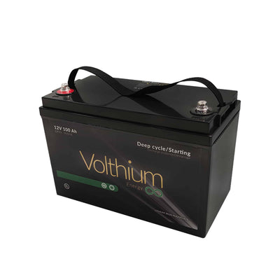 Volthium Batterie Lithium 12V 100AH DÉMARRAGE / DÉCHARGE PROFONDE -  Boutique Thomas Marine